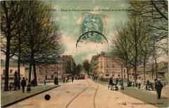 Nantes - Place du Port-Communeau pont Morand et route de Rondée à Nantes