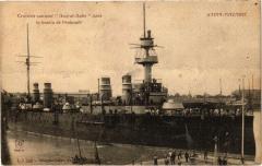 Saint-Nazaire - Croiseur cuirosse Amiral Aube à Saint-Nazaire
