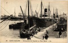 Saint-Nazaire - Dechargement des Paquebots à Saint-Nazaire