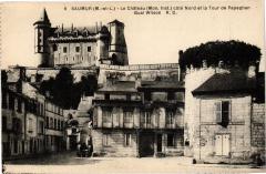 Saumur - Le Chateau (Mon.hist) cote Nord et la Tour... à Saumur