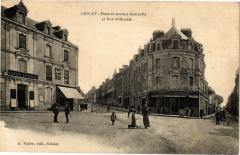 Cholet-Place et Avenue Gambetta et Rue Nationale à Cholet