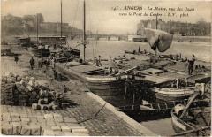 Angers-La Maine vue des Quais Vers le Pont du Centre à Angers
