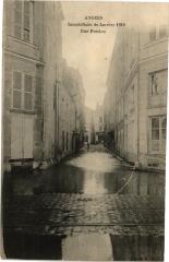 Angers-Inondation de Janviers 1910-Rue Freslon à Angers