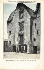 Saumur (Maine-et-Loire) - Maison dite de la reine de Sicile à Saumur