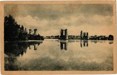 Saint-Mathurin - Vue générale Pont detruit le 18 Juin 1910