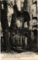 Le Plessis-Mace - Ruines de l'interieur du Donjon