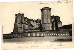 Saumur (M.-e-L.) - Chateau Fort (16 Mai 1903) à Saumur