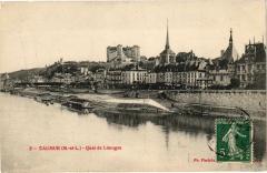 Saumur - Quai de Limoges à Saumur