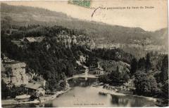 Vue panoramique du Saut du Doubs à Doubs