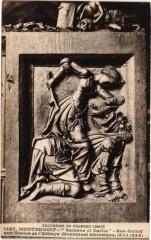 Montbenoit - Samson et Dalila - Bas Relief aux Stalles de .. à Montbenoît
