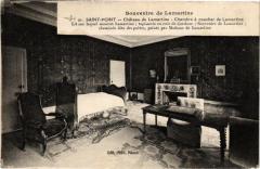 Saint-Point - Cháteau de Lamartine - Chambre á coucher de Lamartine(183637)