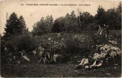 Frontiere Franco-Suisse - La Contrebande - Une attaque