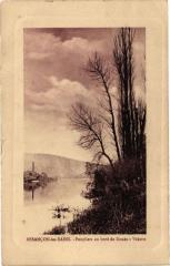 Besancon-les-Bains - Peupliers au bord du Doubs a Velotte à Doubs