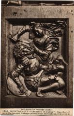 Montbenoit - Samson et Dalila - Bas Relief aux Stalles de .. à Montbenoît