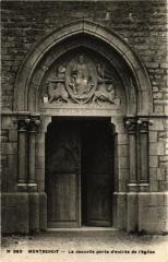 Montbenoit - La nouvelle porte d'entrée de l'église à Montbenoît