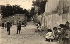 Carte postale ancienne Rues Becquerel et Saint-Vincent
                                                                     à Paris 18e
                                