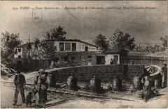 Vieux Montmartre - Ancienne Place de l'Abreuvoir, actuellement Place Constantin Pecqueur à Paris 18e