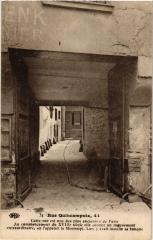 Paris 4e 44 rue Quincampoix. à Paris 4e