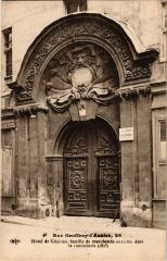 Paris 4e rue Geoffroy-l'Asnier. Hotel de Chalons à Paris 4e