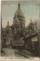 Carte postale ancienne Rue de la Barre à Montmartre
																	 à Paris 18e
								