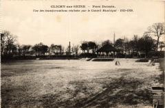 Parc Denain - Une des transformations réalisées par le Conseil Municipal à Clichy