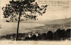 Cannes - Panorama pris des Pins de la Californie à Cannes