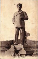 Cannes . Statue d'Edouard Vii à Cannes