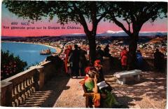 Nice - Vue générale prise sur le Donjon du Chateau à Nice