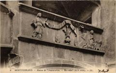 Montferrand - Maison de l'Annonciation - Bas-relief (Xvi siecle)