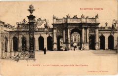 Nancy-Arc de Triomphe vue prise de la Place Carriére à Nancy