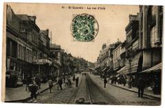 Saint-Quentin La rue d'isle à Saint-Quentin