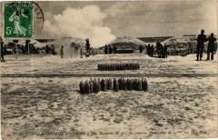 Camp de Chalons - lEcoles au feu Batteries de 95. Au premier plan