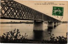 Saumur - Le Pont des Chemins de Fer et la Loire à Saumur