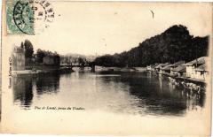 Laval-Vue de Laval prise du Viaduc à Laval