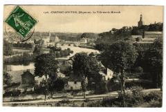 Chateau gontier.- Le ville vue