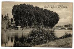 Chateau gontier .- Bords de la mayenne et quai de lorraine à Mayenne