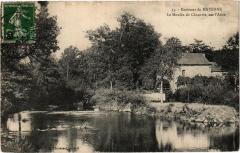 Mayenne-Le Moulin de Chauvrie sur l'Aron à Mayenne