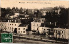 Mayenne-Panorama Saint Martin-Quai de la République à Mayenne