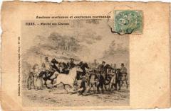 Anciens costumes et costumes normands - Eue - Maeché aux Chevaux -
													27 Eure
												