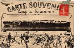 Carte Souvenir - Camp de Valdahon à Valdahon
