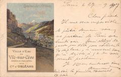 Vic Sur Cere - Ville D'Eau - Compagnie D'Orleans - Chemins De Fer à Vic-sur-Cère