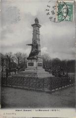 Albert - Le Monument De 1870 - Cpa émail à Albert