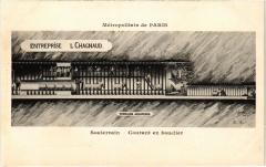 Paris Souterrain construit courant en bouclier Metropolitain