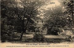 Carte postale ancienne Villa des Otages - Rue Haxo
                                                                     à Paris 20e
                                