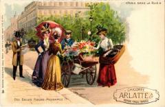 Paris dans la Rue des belles fleurs mesdames