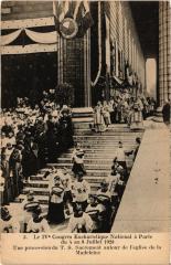Paris Congres Eucharistique 1923 une procession
