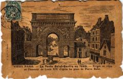 Vieux Paris Porte Saint-Martin