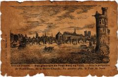 Vieux Paris Vue generale du Pont Neuf -
													75 Paris
												