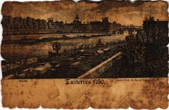 Vieux Paris Les Tuileries en 1750