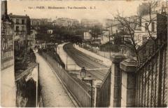 Menilmontant Paris 20e vue d'ensemble à Paris 20e